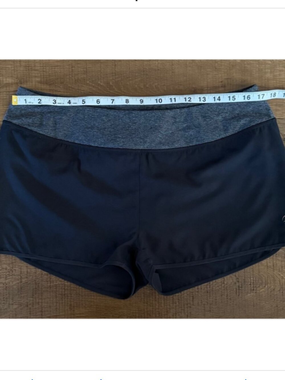 MPG Women's Black Athletic Shorts Running Gym Training Lined Zipper Pocket EUC - Picture 5 of 9